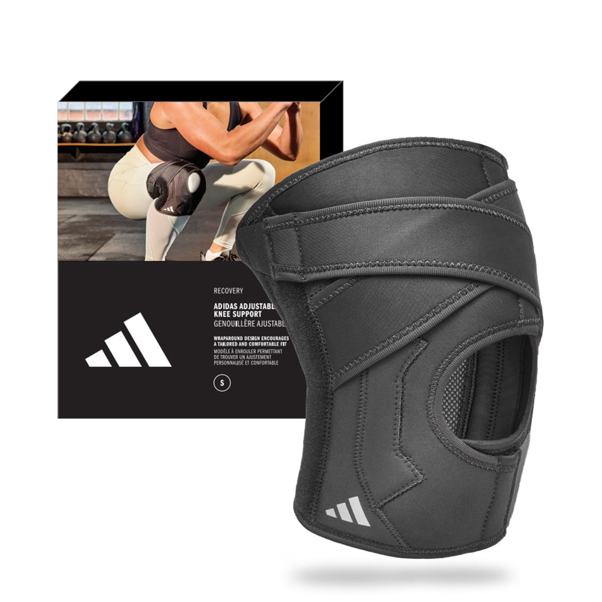 아디다스 피트니스(ADIDAS FITNESS) 컴프레션 엘리트 무릎 보호대