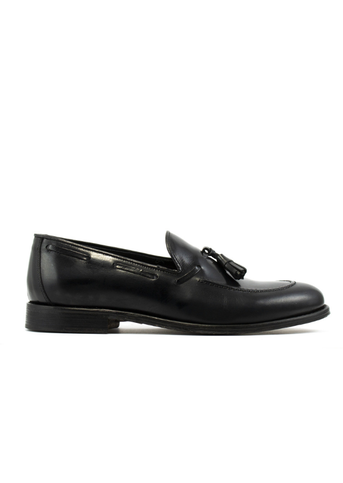 테미칼자투레(TEMY CALZATURE) Class Markus Tassel Loafer - Black