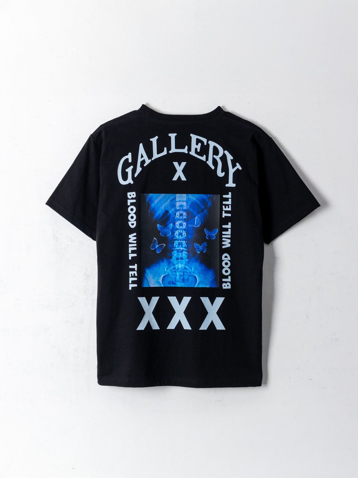 갤러리 엑스(GALLERY X) Butterfly X-ray T-Shirt Black