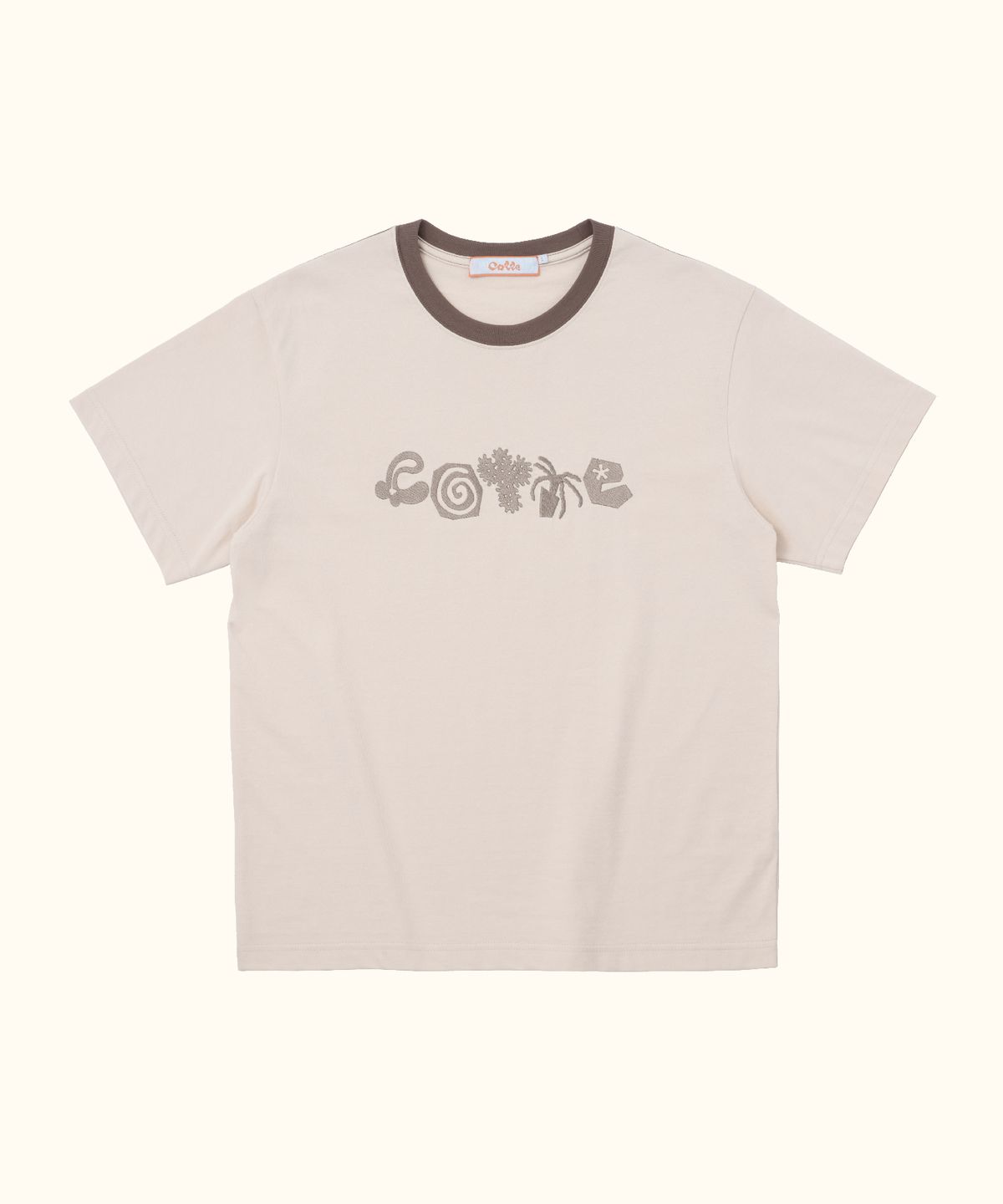 꼬떼(COTTE) 두들가든 티셔츠(크림)