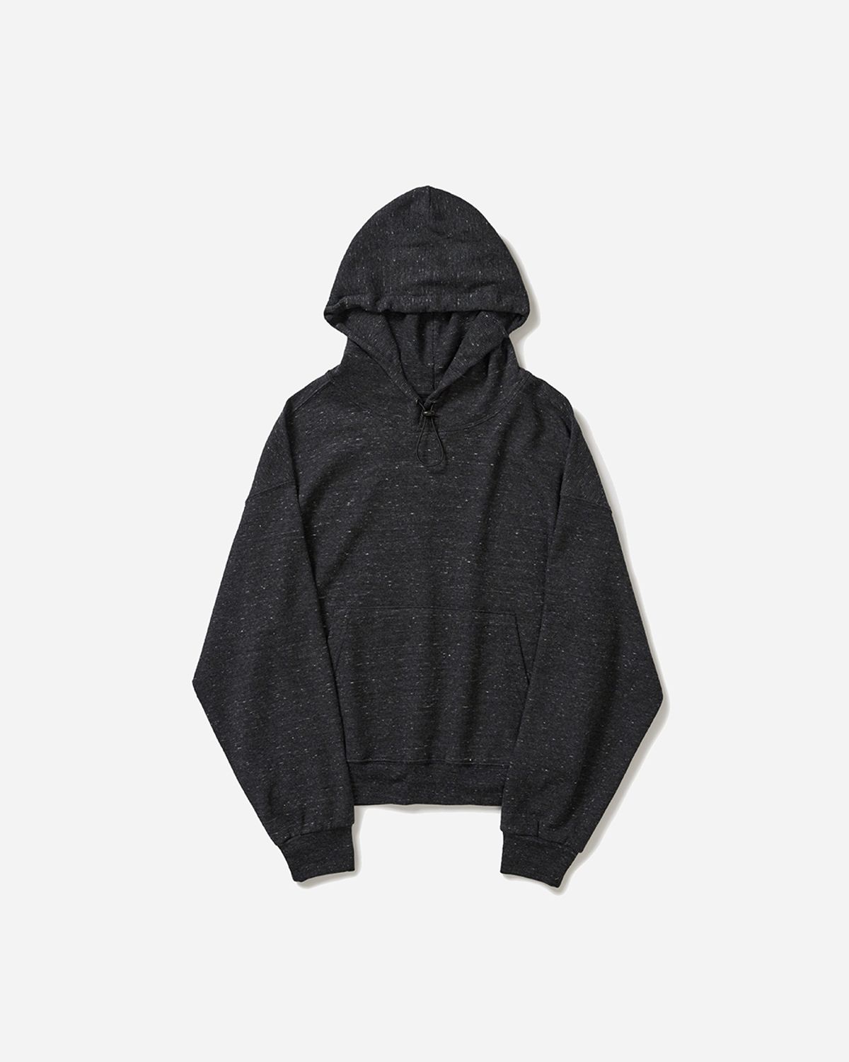 사일런트실러블(SILENTSYLLABLE) Cord waffle hoodie / Melange charcoal
