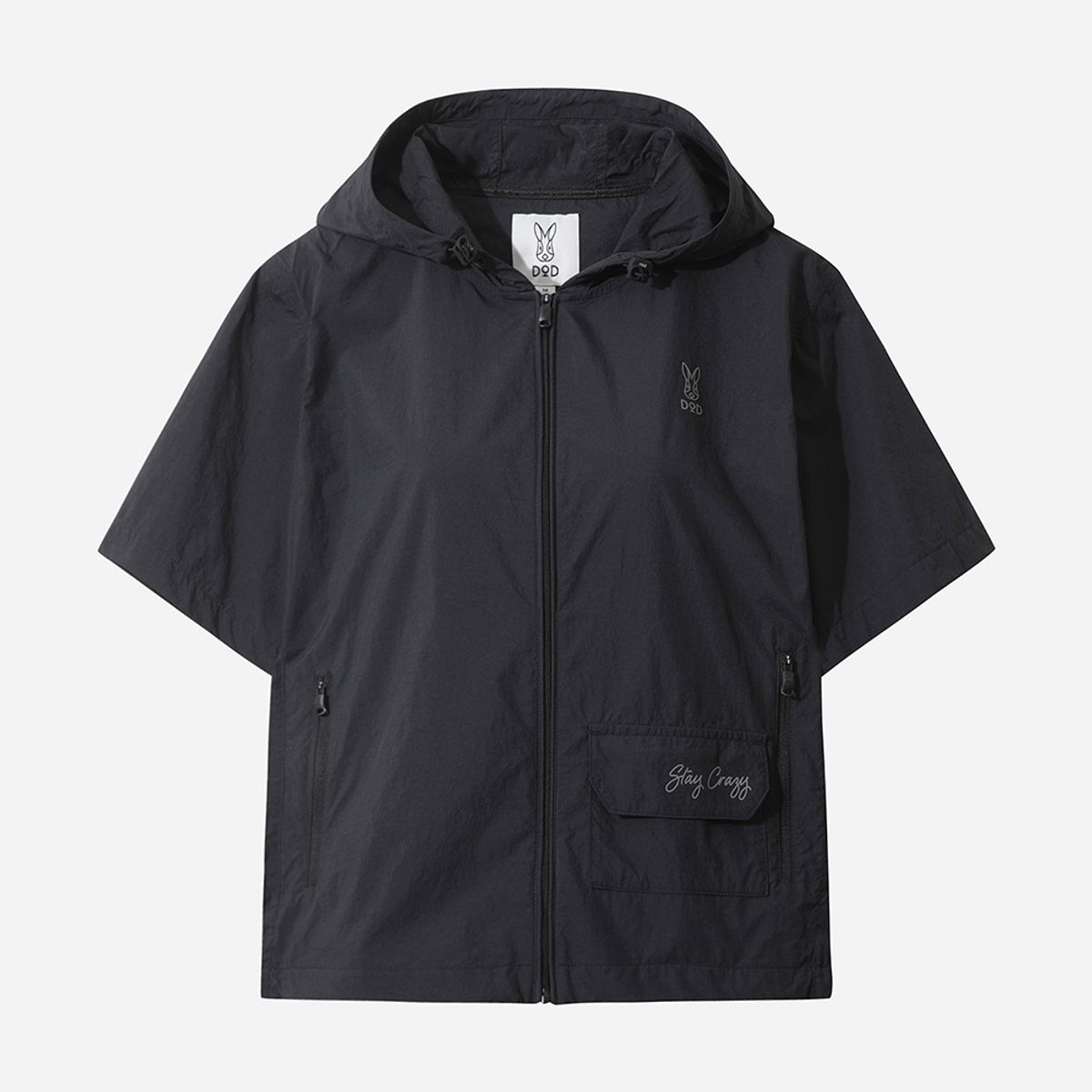 디오디(DOD) 아이스웨이브 홑겹후드자켓 여자(BLACK)