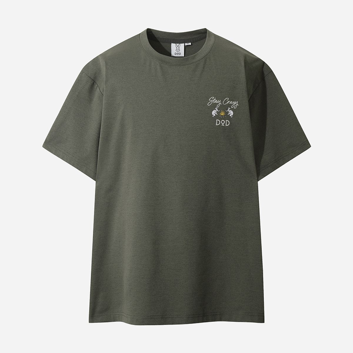 디오디(DOD) 소로나 스테이크레이지 그래픽 반팔 티셔츠 (D.CHARCOAL GREY)