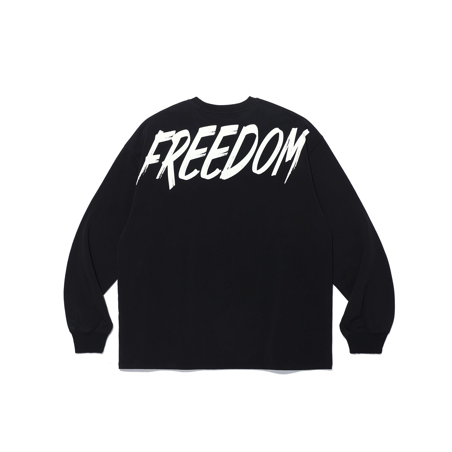 Tシャツ・カットソー IONSEOUL  Freedom Printing Long Sleeve MUSINSA | FREEDOM Freedom Back Print Long Sleeve (Black)