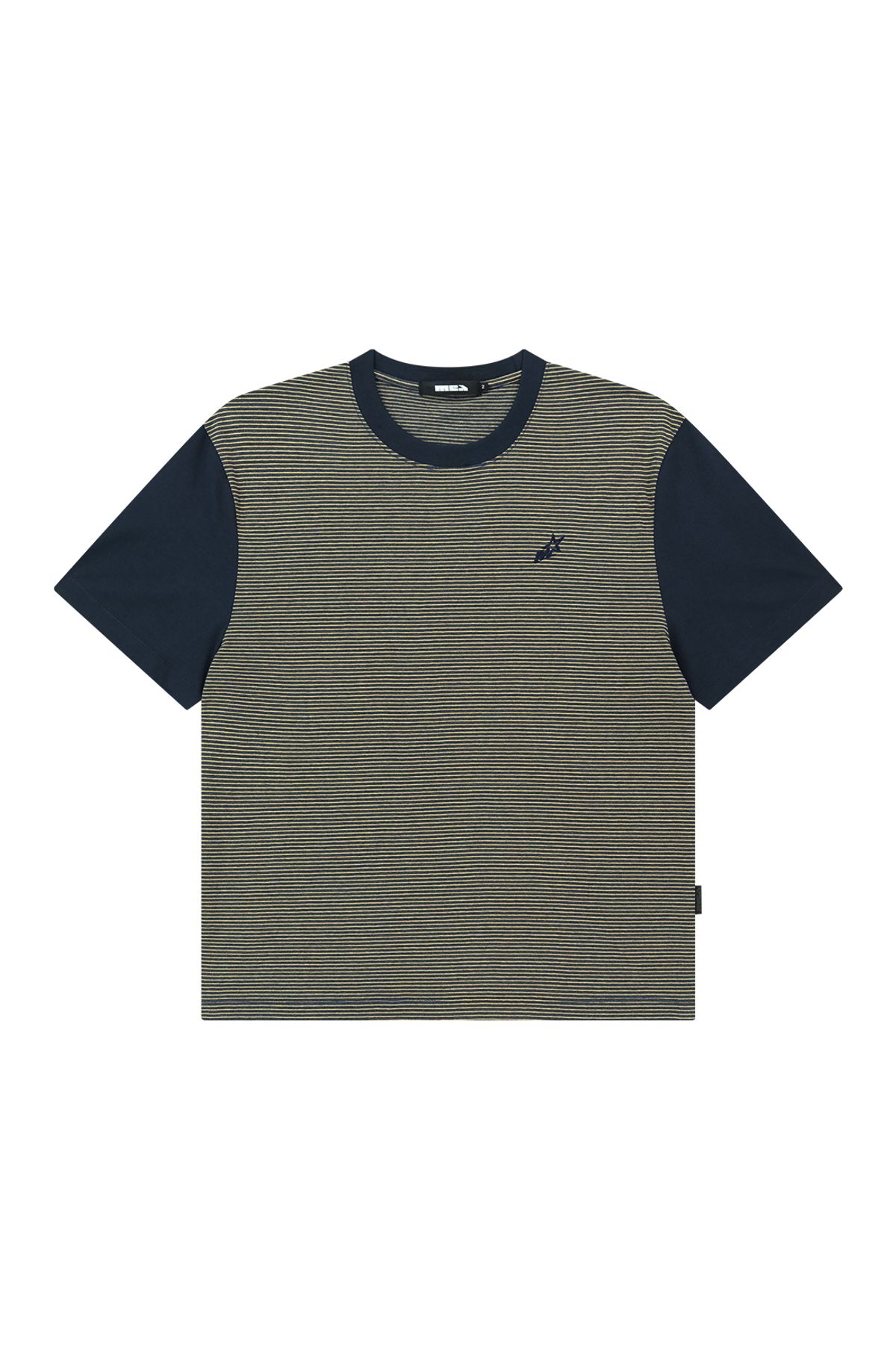 메아(MEA) STAR STRIPE T-SHIRT [NAVY]