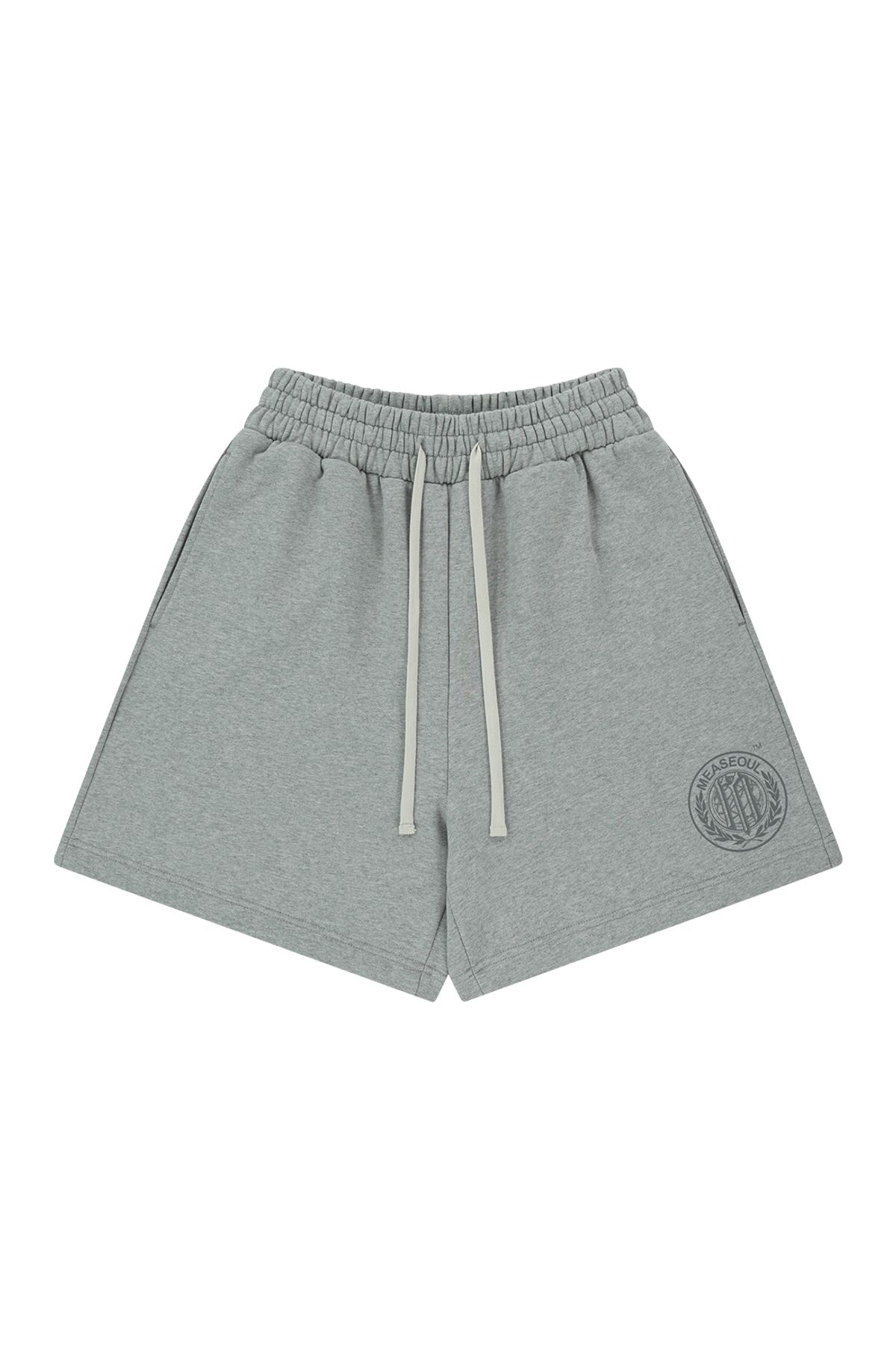 메아(MEA) BOXER SWEAT SHORTS [MELANGE GREY]