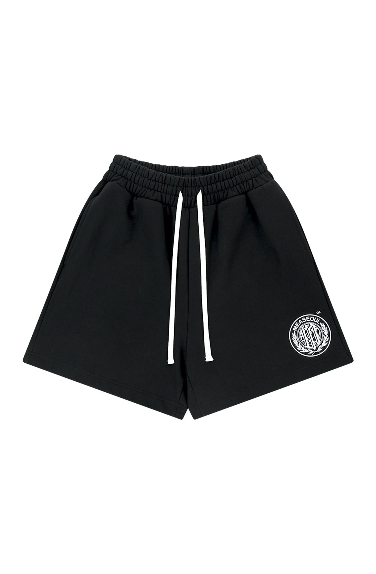 메아(MEA) BOXER SWEAT SHORTS [BLACK]