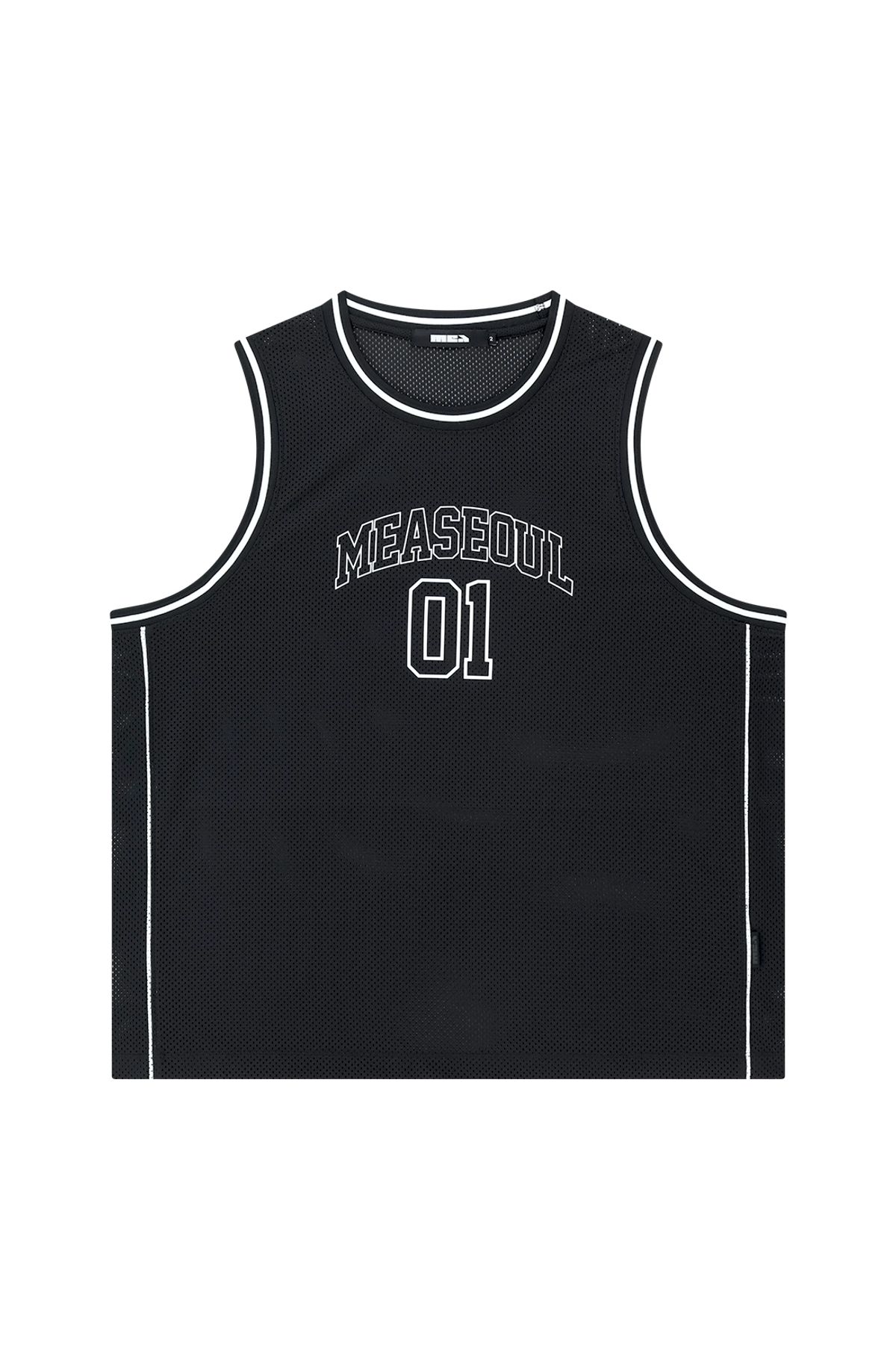 메아(MEA) 01 MESH TANK TOP [BLACK]