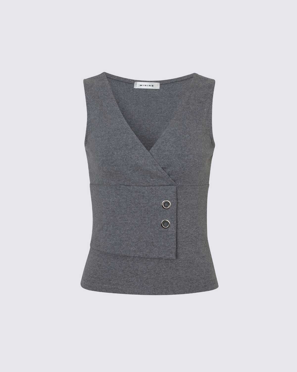 마이닝 컬렉터(MININGCOLLECTOR) Aylet Top, gray