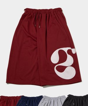 컴포트 로고 와이드 버튼 밴딩 테리 버뮤다 하프 팬츠 _ 4COLOR