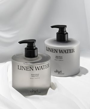 원밀리언x오브제바이쿤달 모이스트 글림 바디워시&실키 글림 바디로션 세트