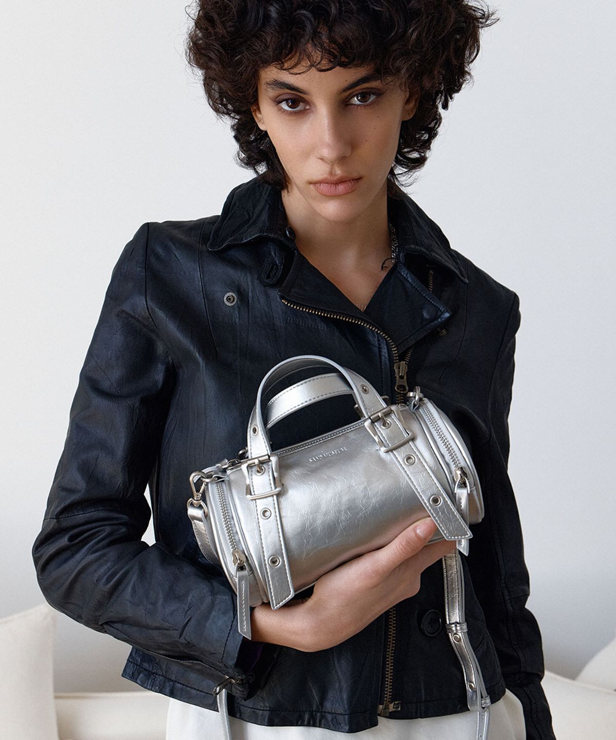 샌드뮤지엄(SAND MUSEUM) OAK BAG MINI [Silver]