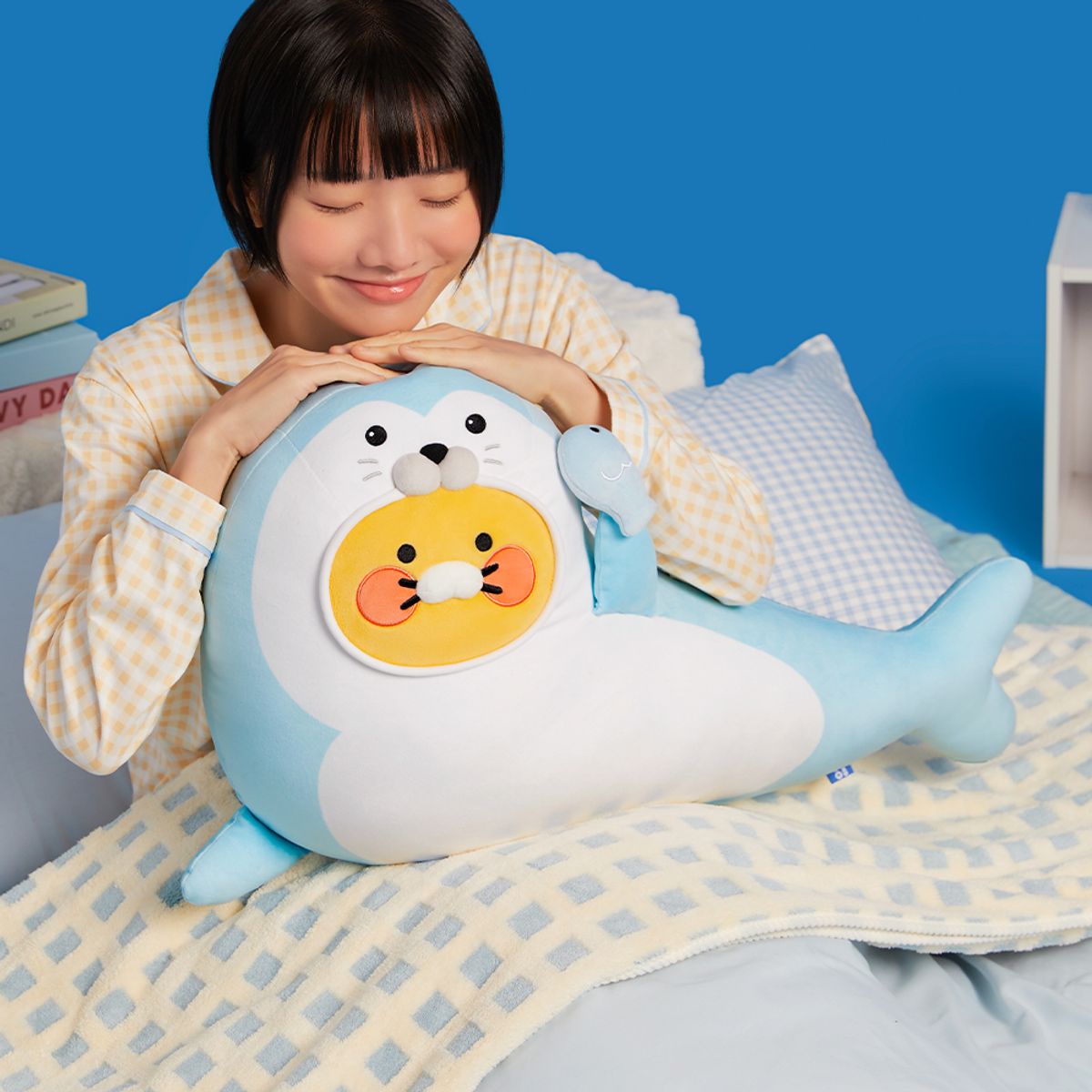 카카오프렌즈(KAKAO FRIENDS) FRIENDZOO 물개 바디 필로우_춘식이