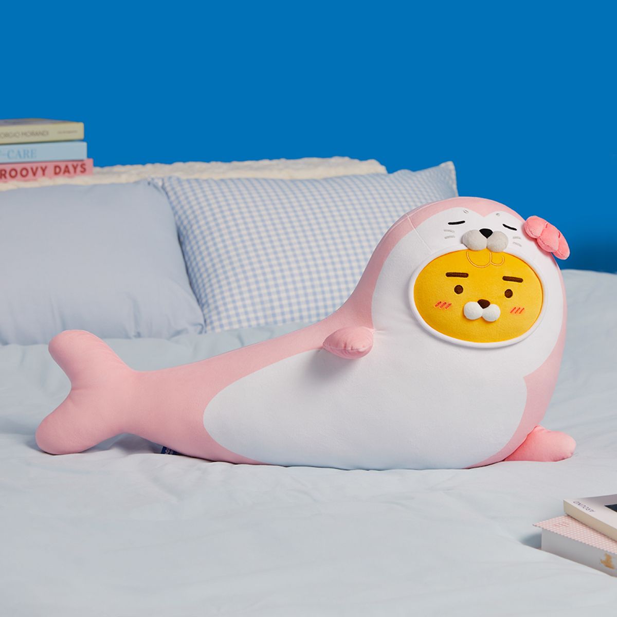카카오프렌즈(KAKAO FRIENDS) FRIENDZOO 물개 바디 필로우_리틀라이언