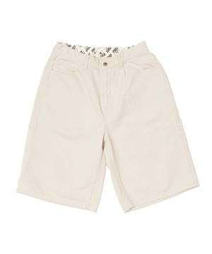 화이트라벨 자수 페이디드 팬츠 오프화이트