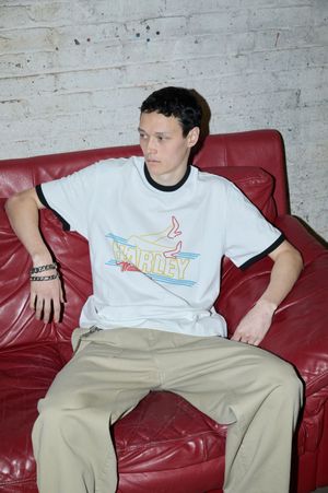 네온 할리 링거티셔츠 화이트 HH15111218