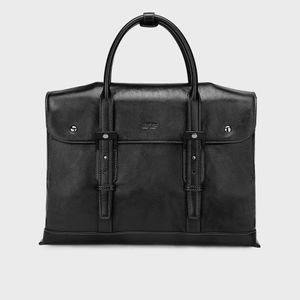 BVP 천연소가죽 남성 명품 서류가방 T1068 블랙