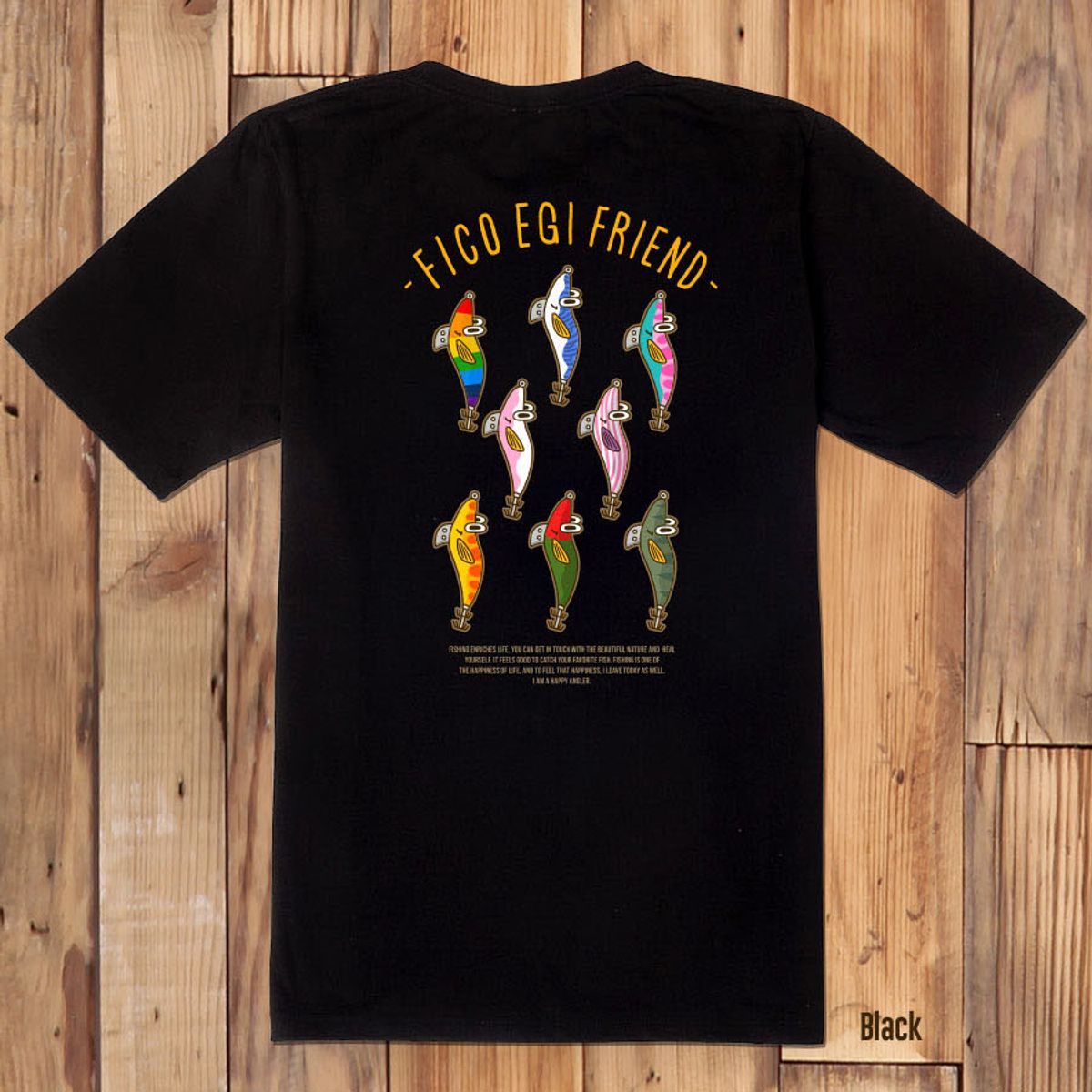 돌돌(DOLDOL) FICO_tshirts-304  피코앵글러 낚시 브랜드 쭈꾸미 디자인 티셔츠 반팔티