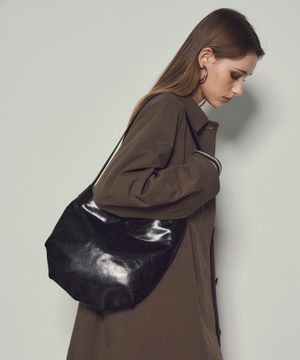 링 리얼 카우 레더 백_CTA916(블랙)