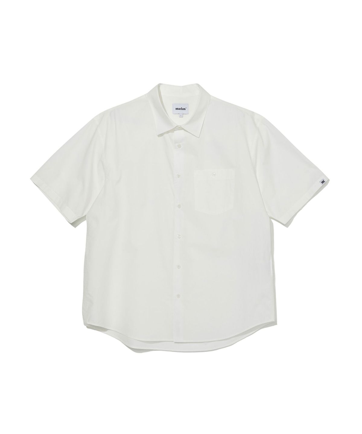 마크엠(MARKM) 60수 고밀도 반팔 셔츠 (MIBAC5503)