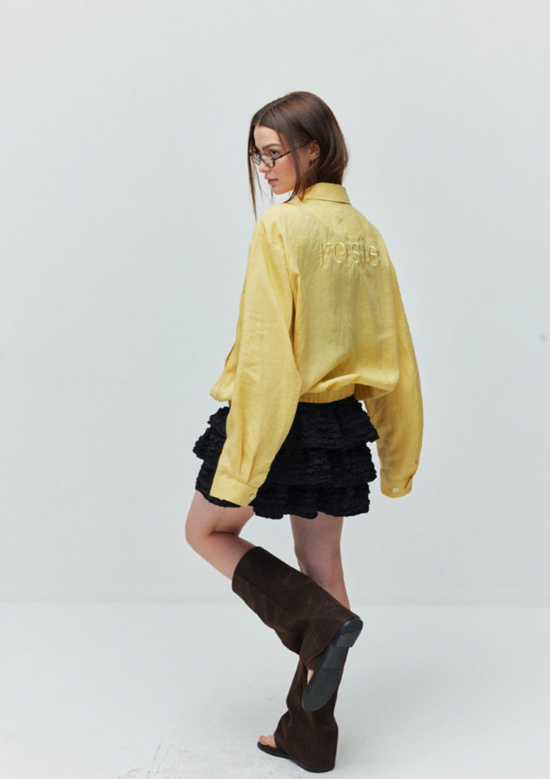 Danial linen jacket_yellow