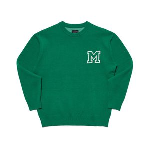 M 레터 자가드 스웨터 (MGUCA8001)