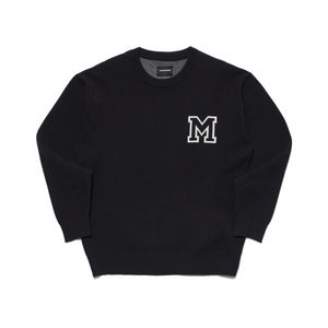 M 레터 자가드 스웨터 (MGUCA8002)