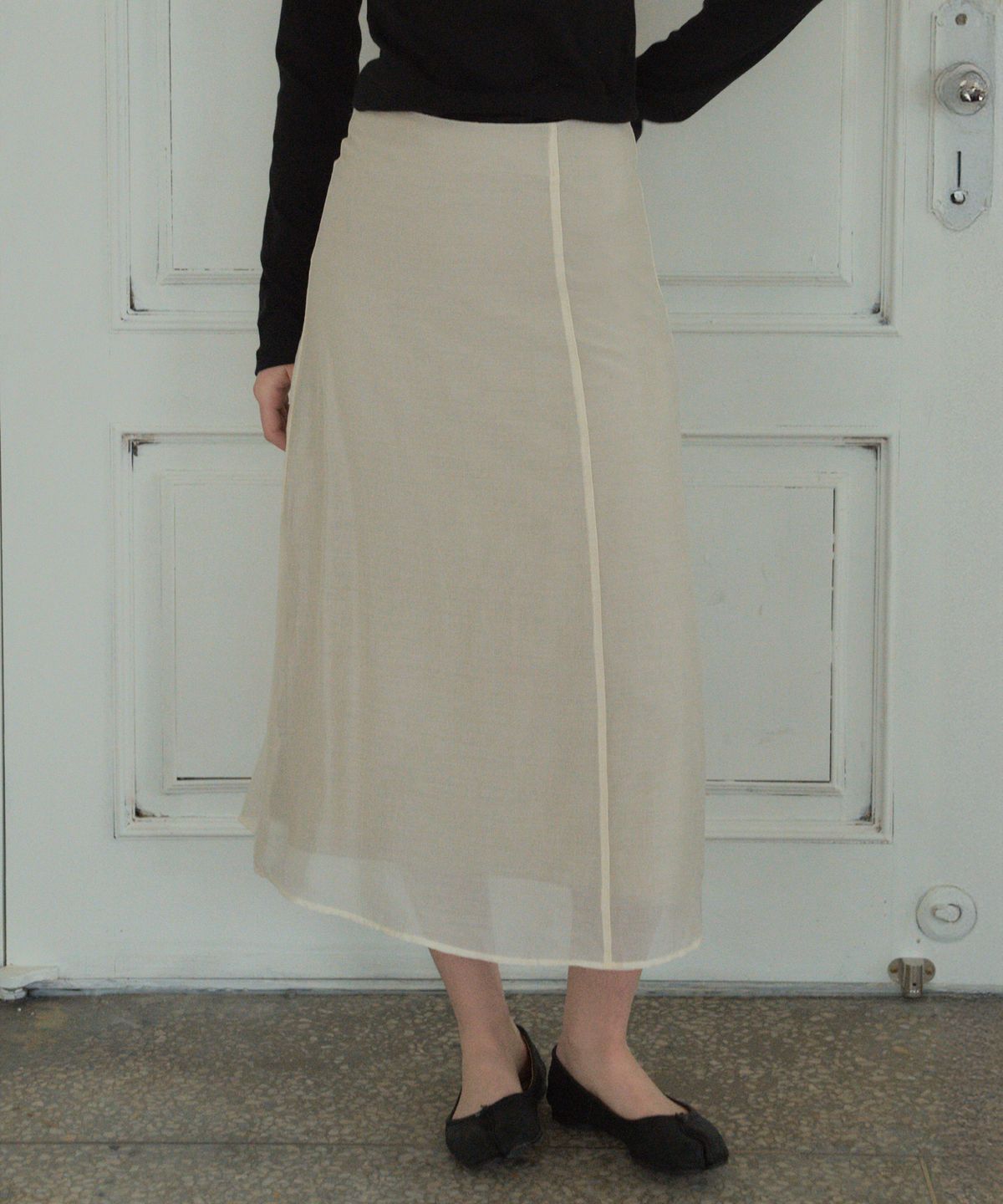 씨타(CITTA) See-through Layered Skirts_CTS608(3color)