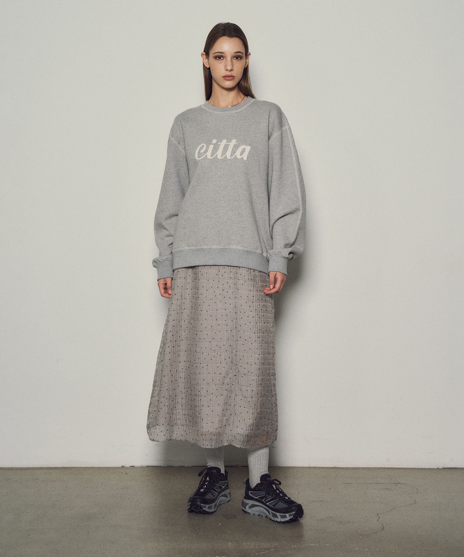 スカート musinsastandardwoman Women's high waist long skirt grey MWAK MUSINSA | MUSINSA STANDARD WOMAN Women's Maxi Skirt [Medium