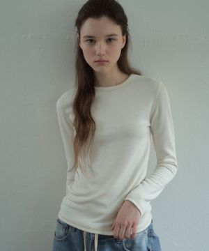 [에센셜]콘트라스트 스티치 티셔츠_CTT303(화이트)