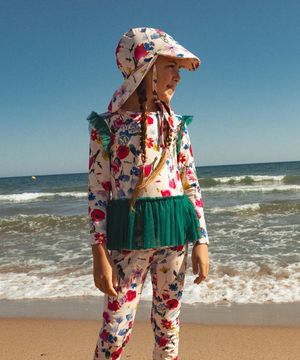 샤벳 발레리나 래쉬가드 상하SET_ ivory