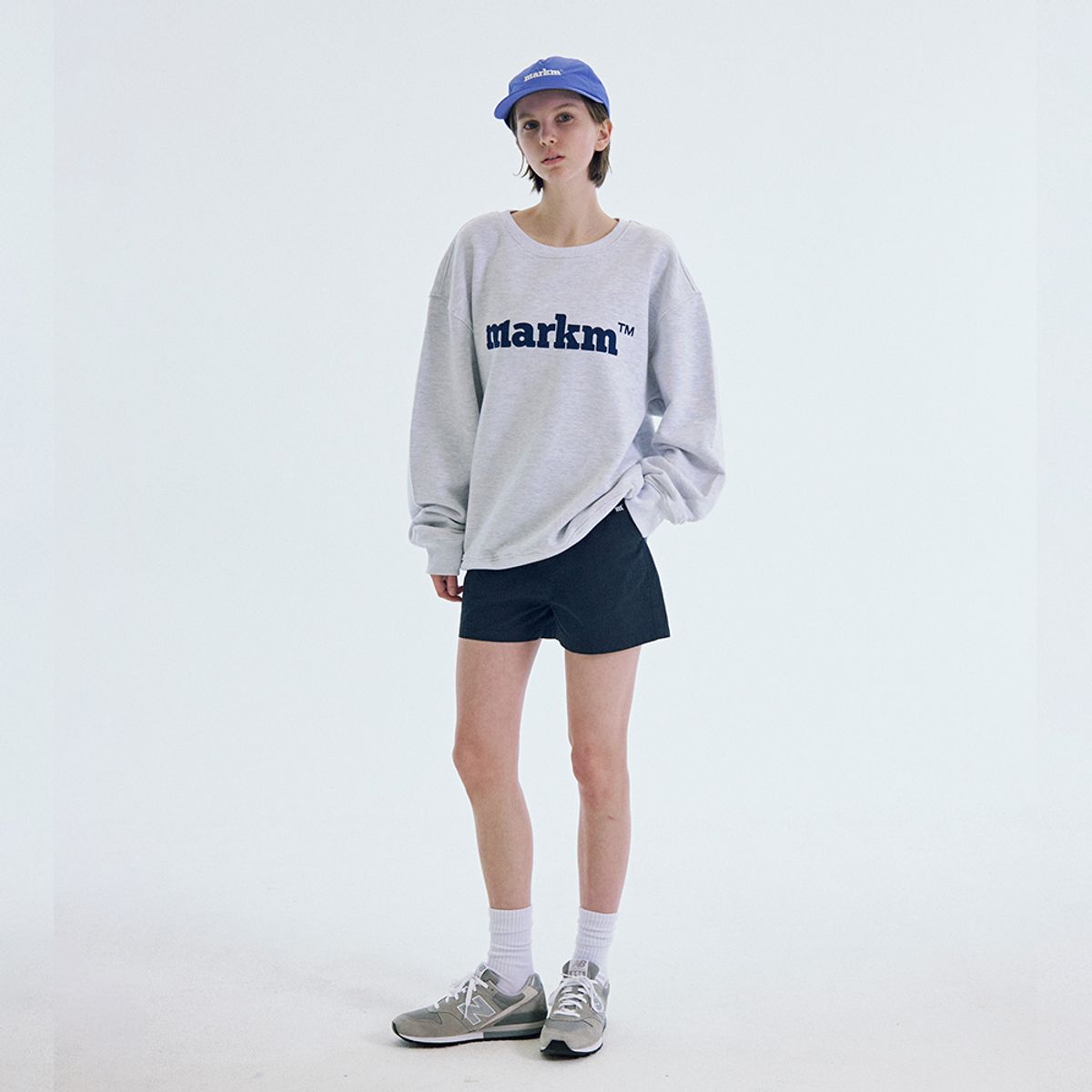 마크엠(MARKM) 여성 웨빙 벨트 숏츠 (MIFAC4555)