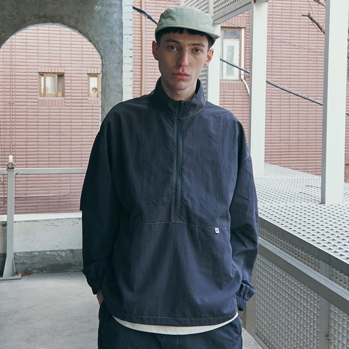 마크엠(MARKM) 나일론 하이넥 아노락 (MIMAA6003)