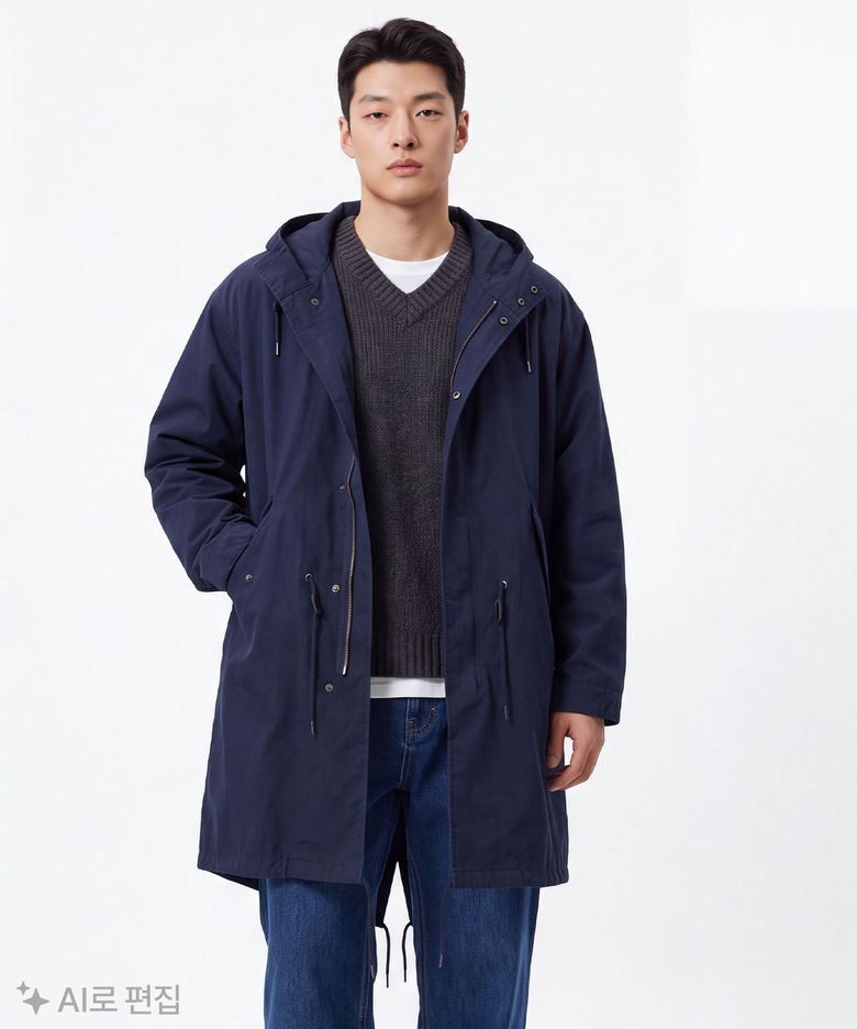 빅핏 워시드 피쉬테일 재킷 (MIMAA6001)