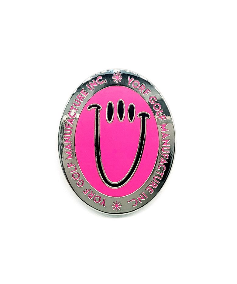YORF BALL MARKER LEGACY SMILE PINK