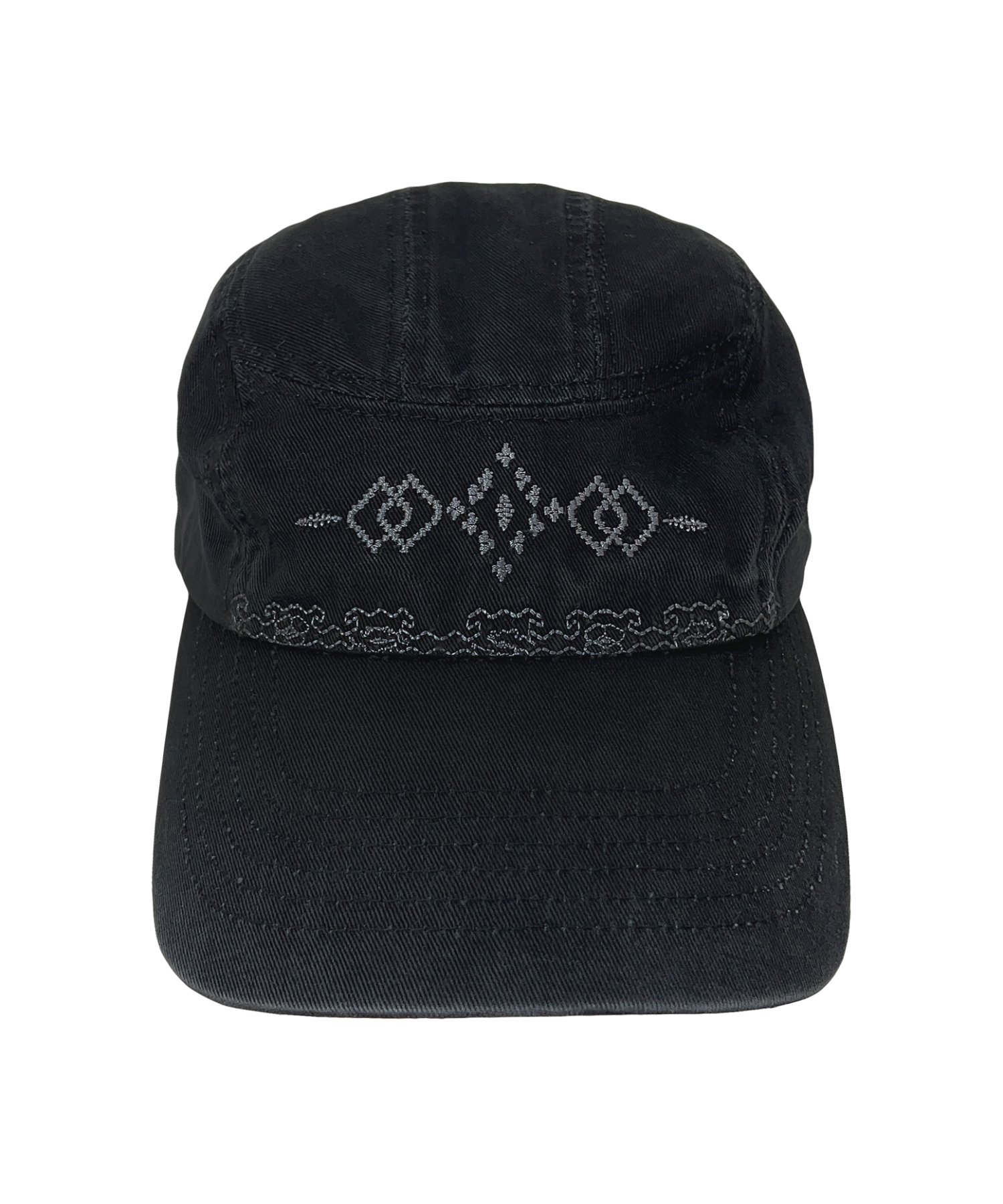 ◆THE COLDEST MOMENT◆ TCM ethnic 3 panel cap black 25060206 MUSINSA公式 | THE COLDEST MOMENT TCM ethnic 3 panel cap (black)