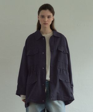 포켓 스트링 자켓_CTO132(네이비)