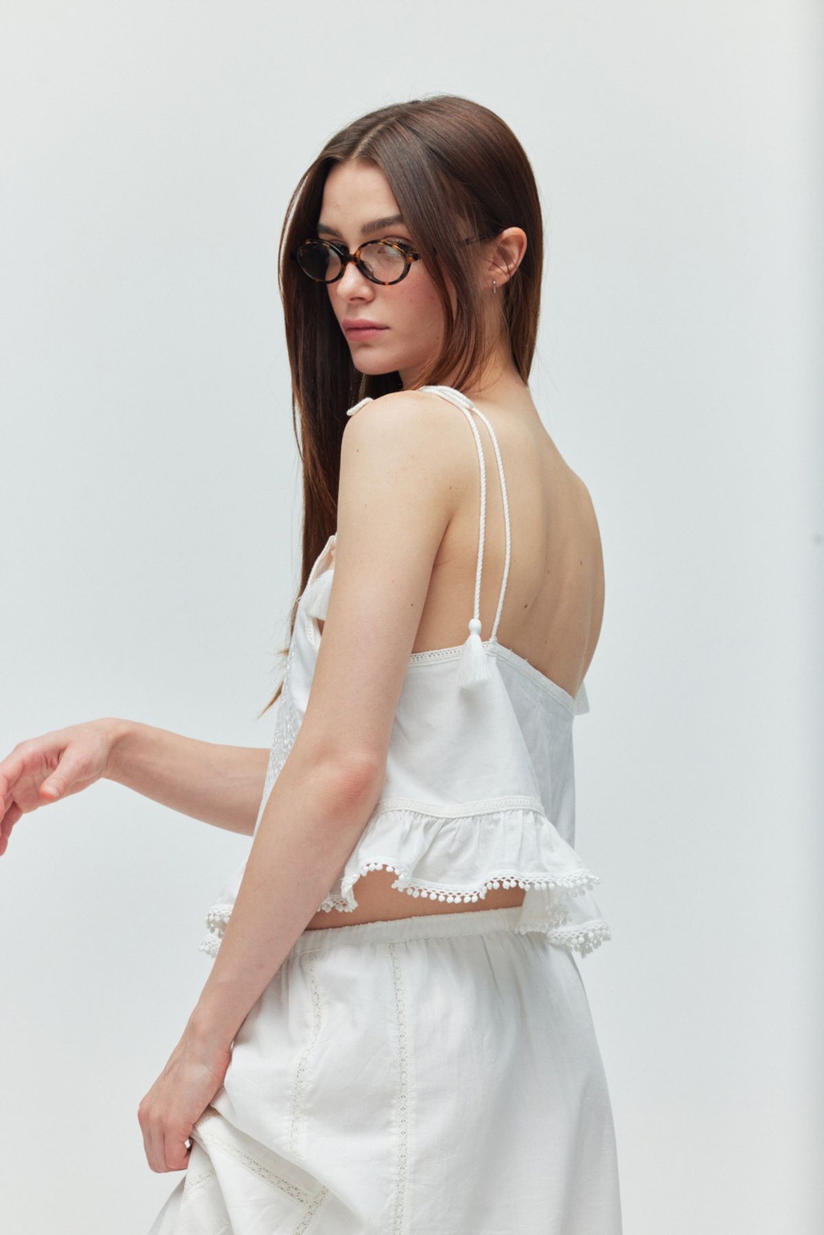 로지(ROSIE) Pure embroidery top