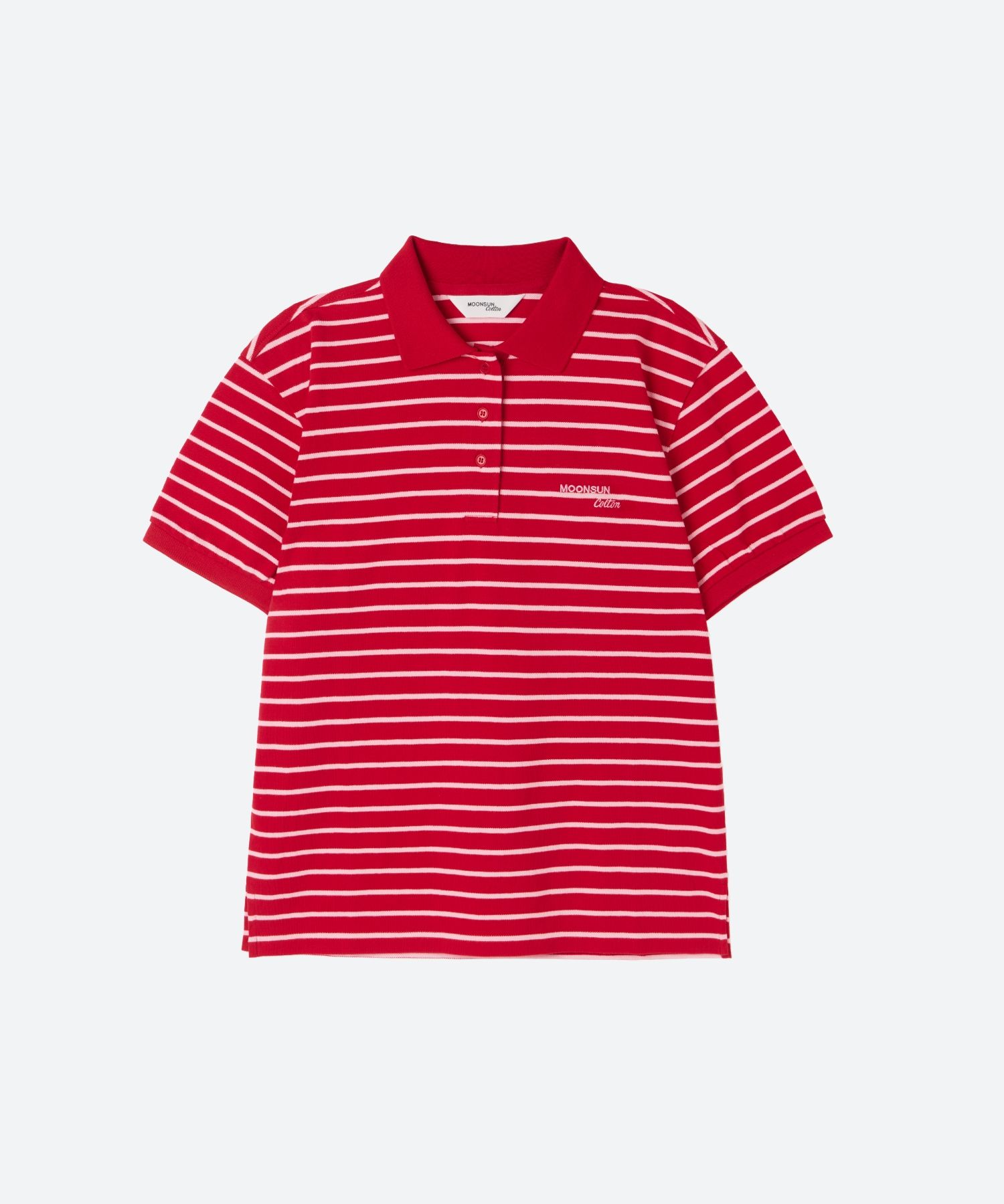 MOONSUN ♥ M.C UNISEX, Stripe PK Shirt /追跡付 MUSINSA | MOONSUN M.C UNISEX, Stripe PK Half Shirt / Red Pink