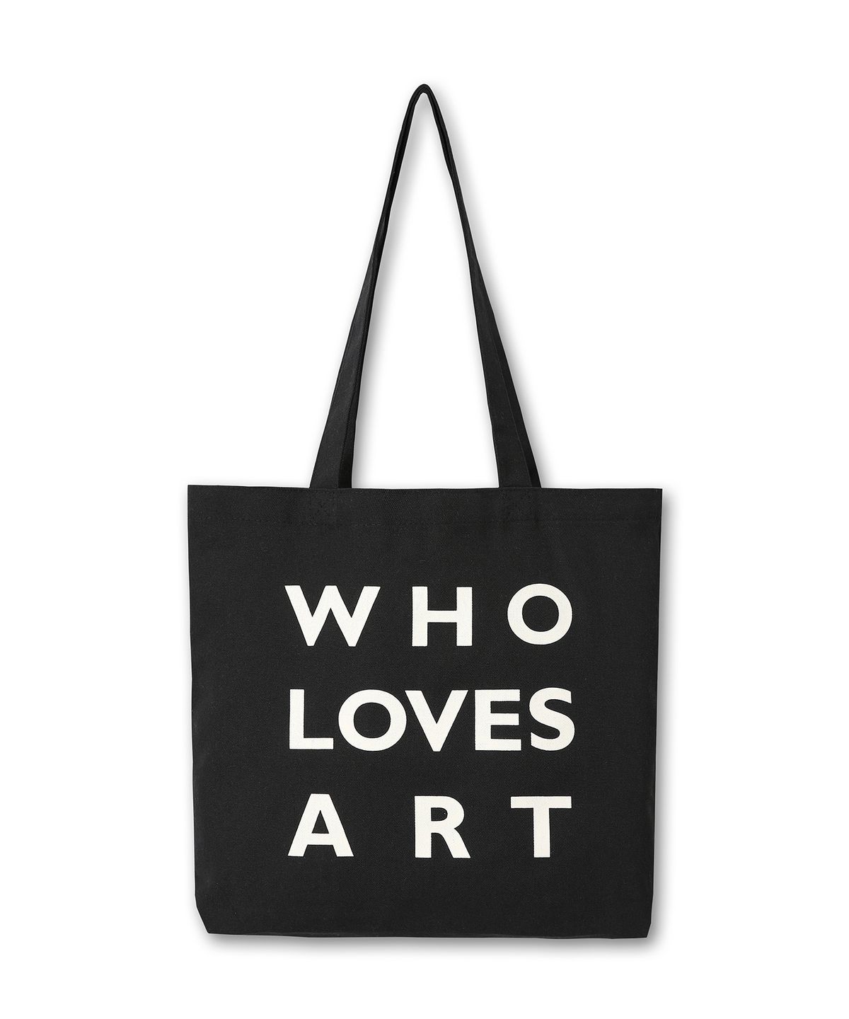후러브스아트(WHOLOVESART) 아트 워크 에코백 토트 블랙