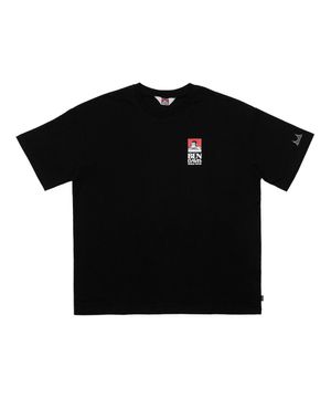 오리지널 시티 프린트 티셔츠 블랙 [오버핏]