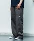 더블니 밴딩 워크 팬츠 차콜 그레이