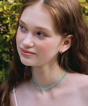 베리아 블루 비즈 목걸이 STJ-NB1676MT