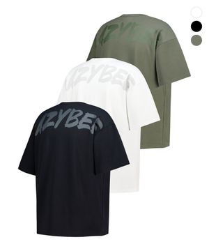 [2PACK] 파워 리프팅 오버핏 반팔 티셔츠 숏 슬리브 M (3컬러)