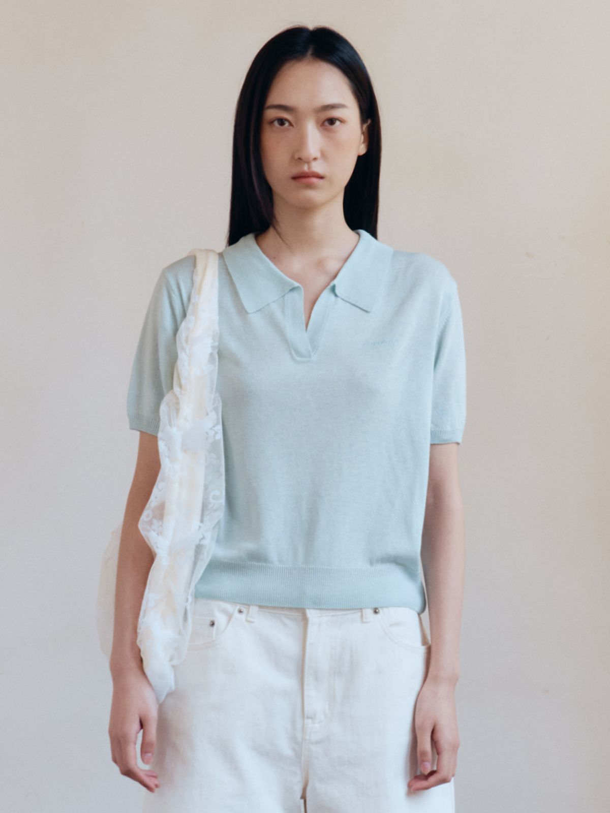 시엔느(SIENNE) Dion Linen Knit (Blue)
