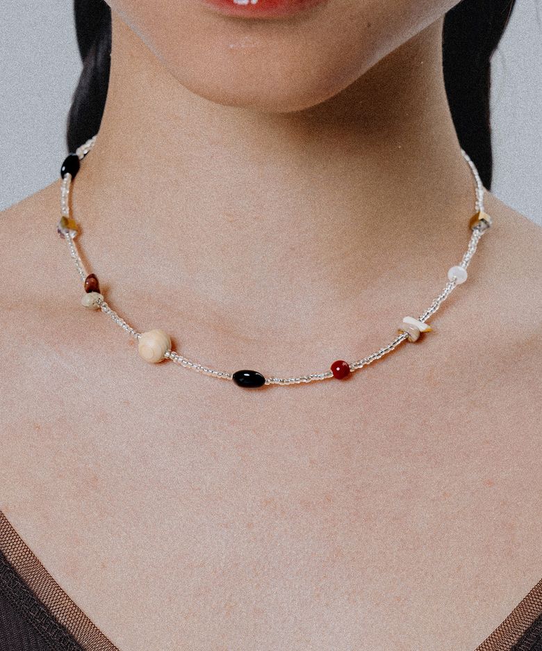 WS001 Multi-Color Play Bead Necklace