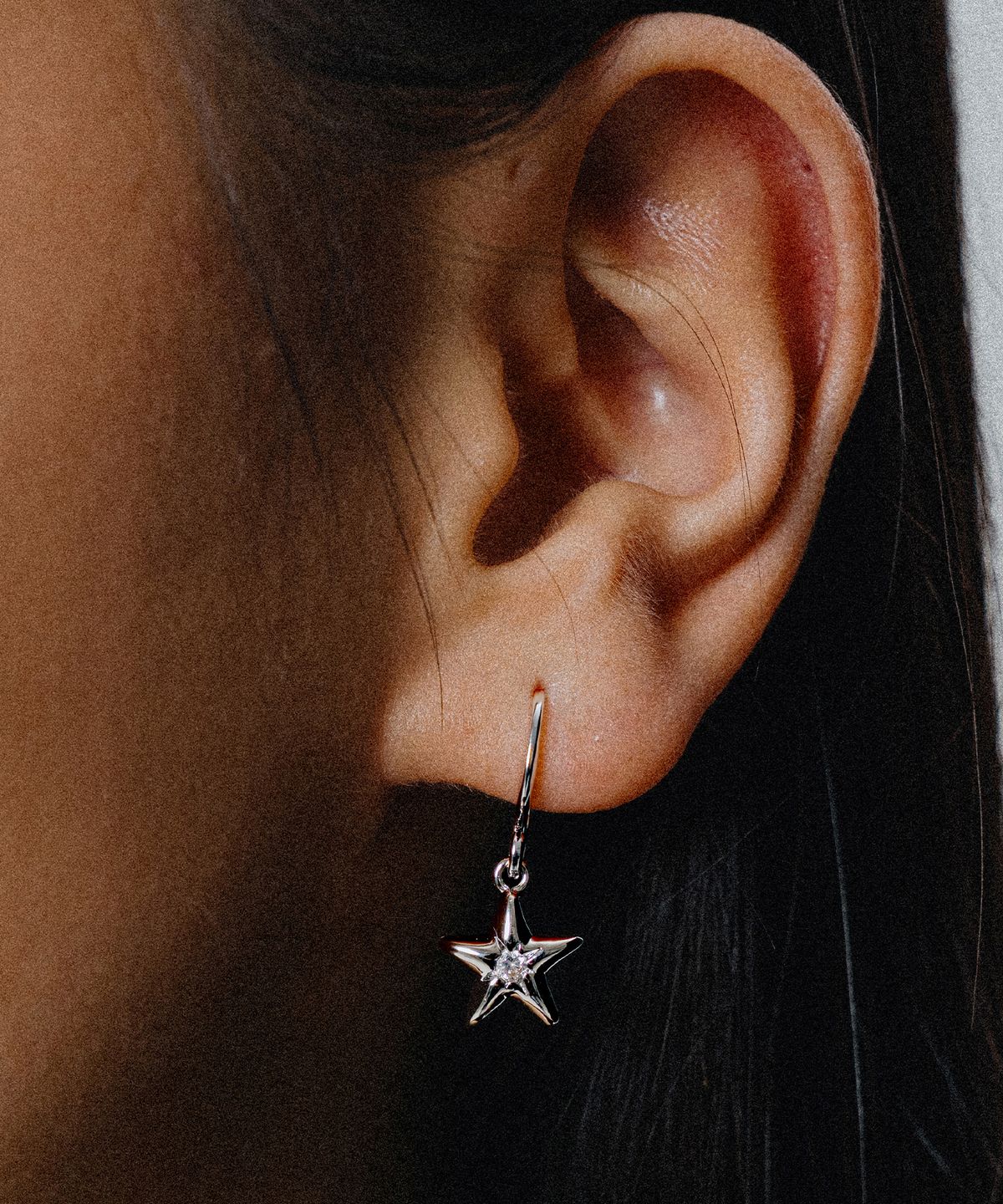 스칼렛또(SCALETTO) WS014 Shining Star Hoop Earrings