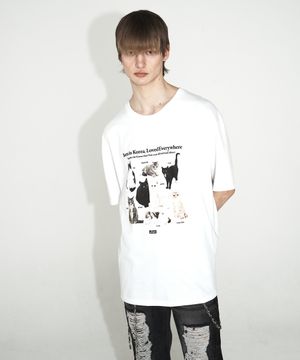 코숏 피디아 오버핏 반팔 티셔츠_화이트