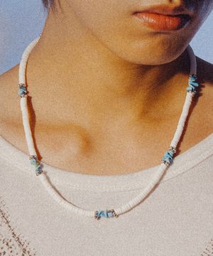 WSM007 High Wave Shot Beads Necklace