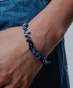 WSM017 Sodalite Stone Bracelet